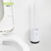 Toilet brush, no dead corners, household toilet cleaning silicone brush, storage rack, wall-mounted toilet cleaning set Application Scenario